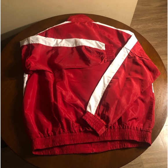 NWT Fashion Nova Brooklyn Track Set - Red/White XXL - Picture 12 of 14